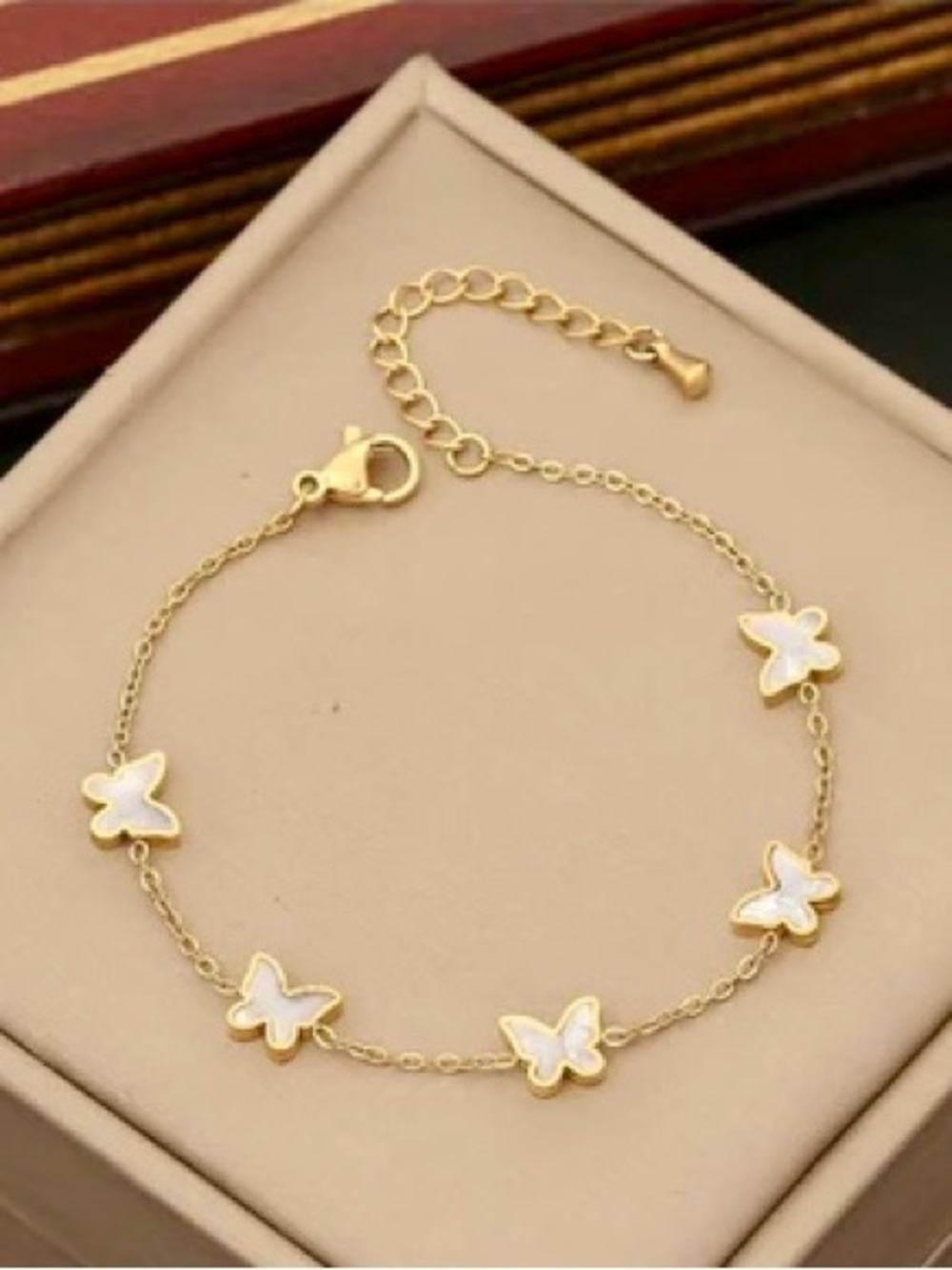 🆕New 18K Gold Plated Stainless Steel Dainty Bracelet - Picture 4 of 7